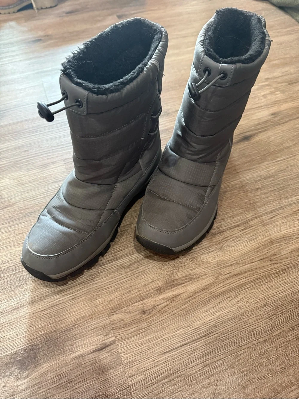 Women’s Insulated Winter Snow Boots - Gray
